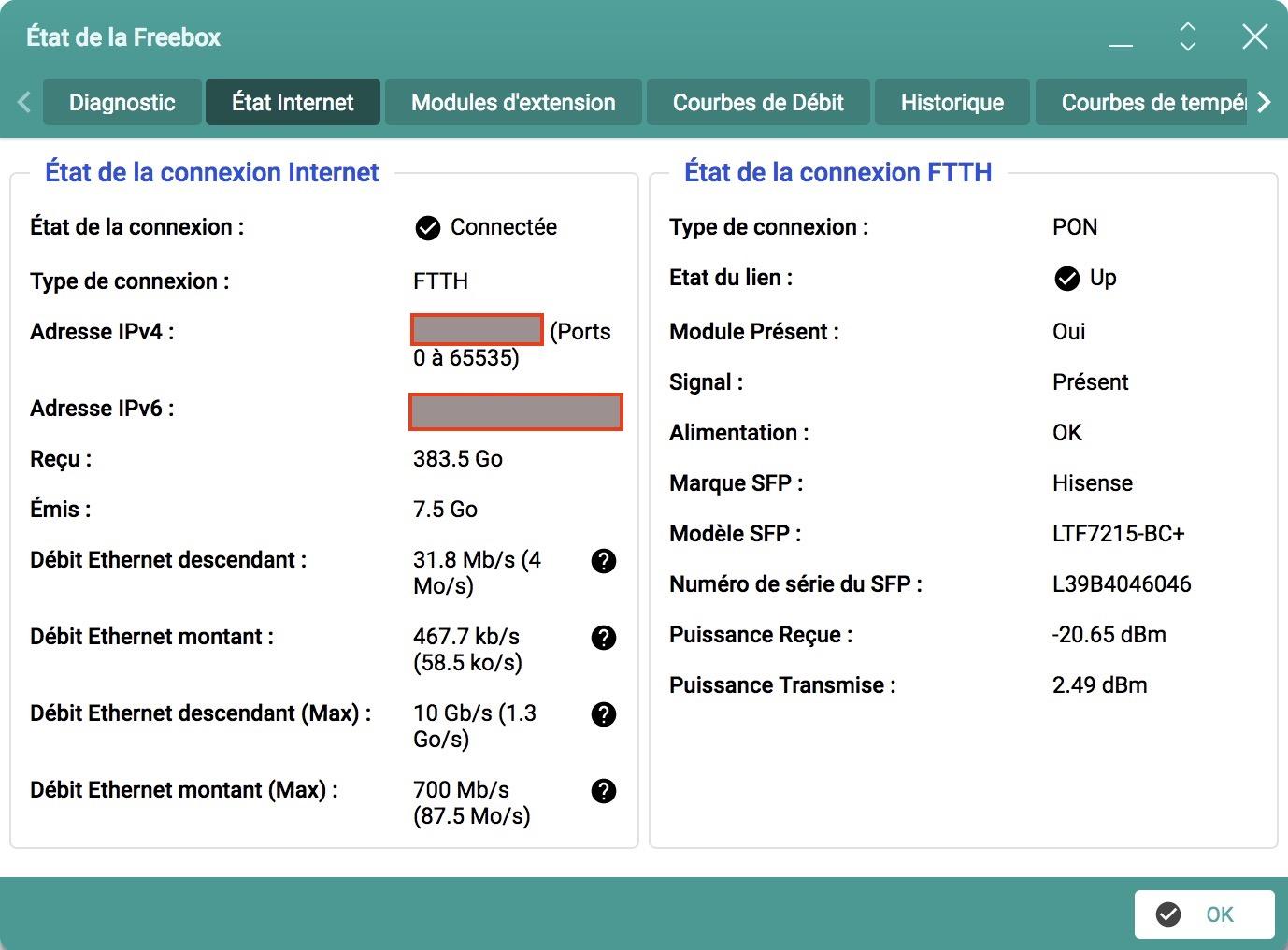 Passage à un réseau 10Gb (Freebox Delta)